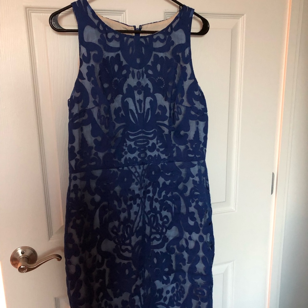 Blue cocktail dress